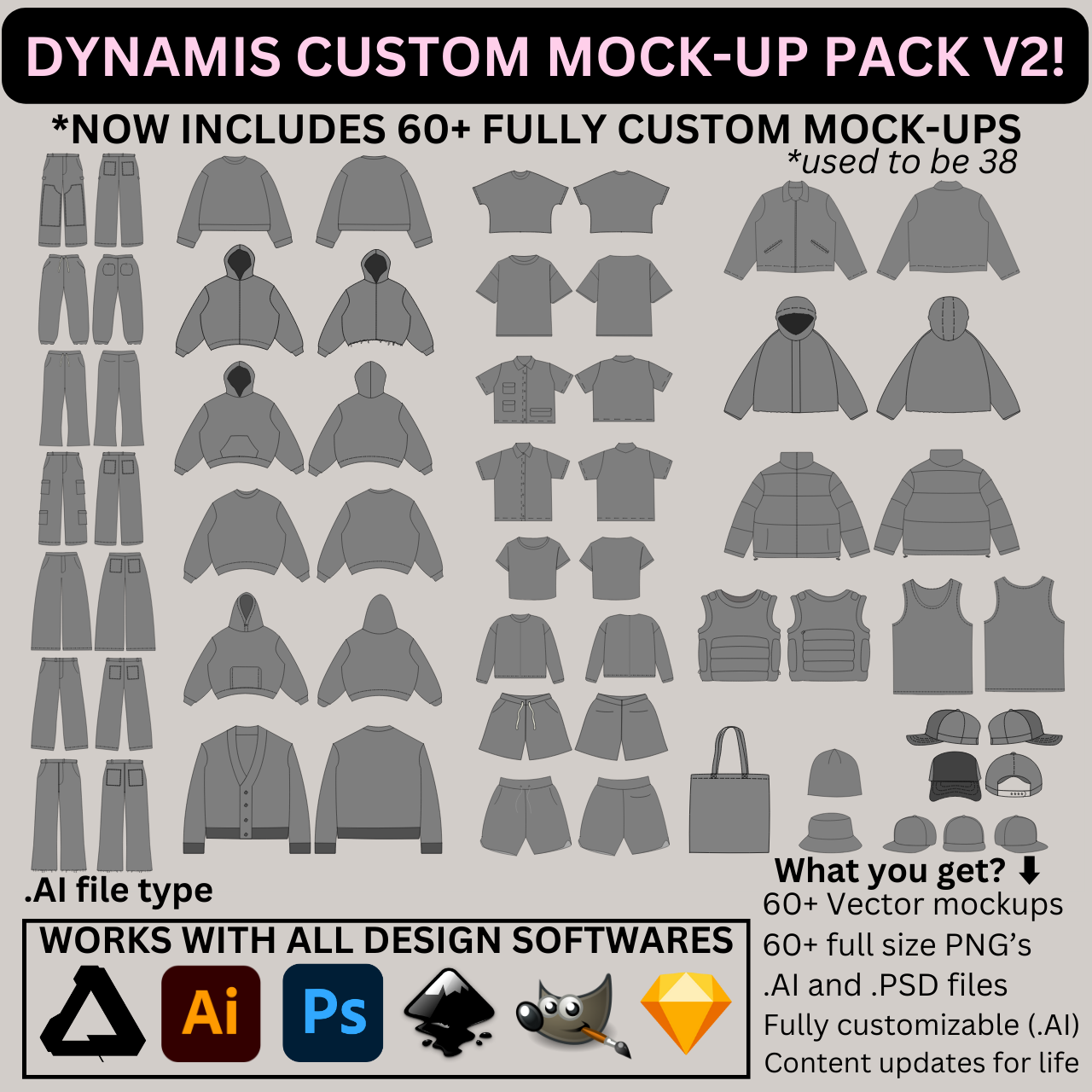 DYNAMIS VECTOR MOCK-UP PACK