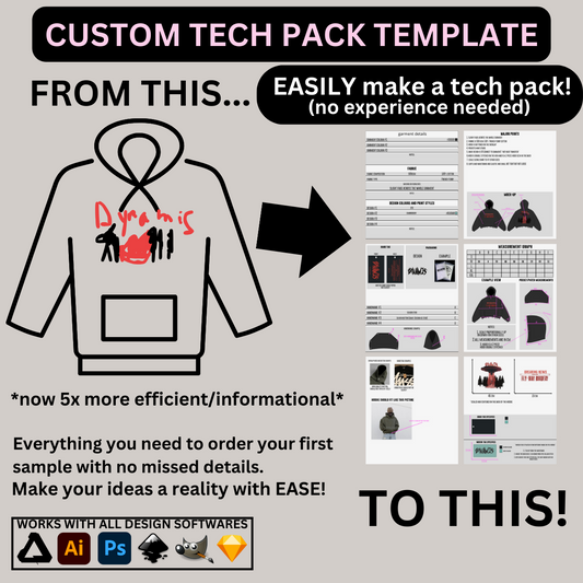 TECH PACK TEMPLATE