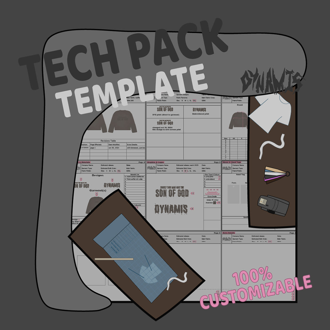 TECH PACK TEMPLATE