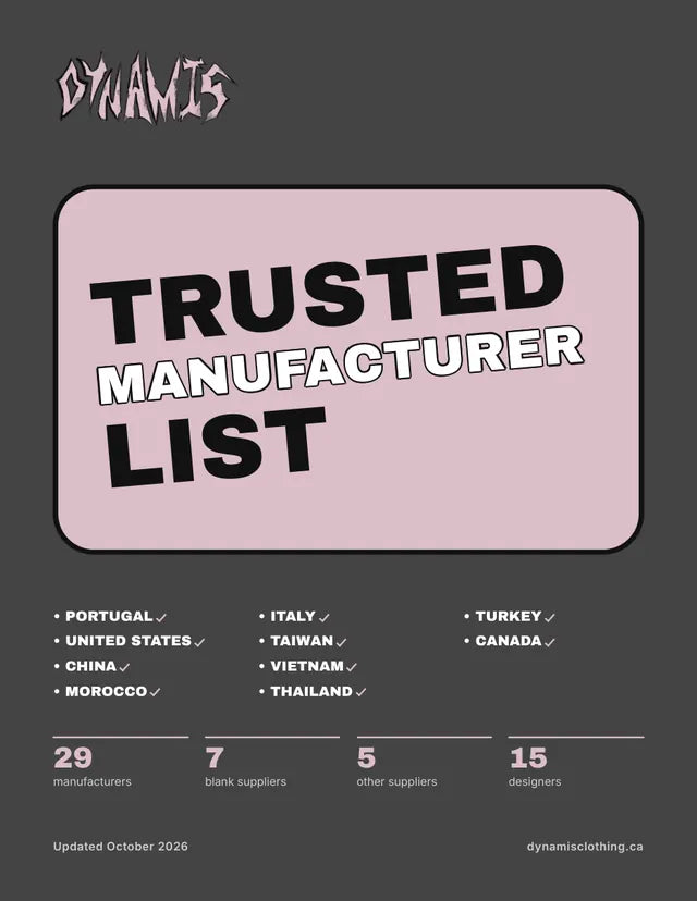 The cover of the Trusted Manufacturer List